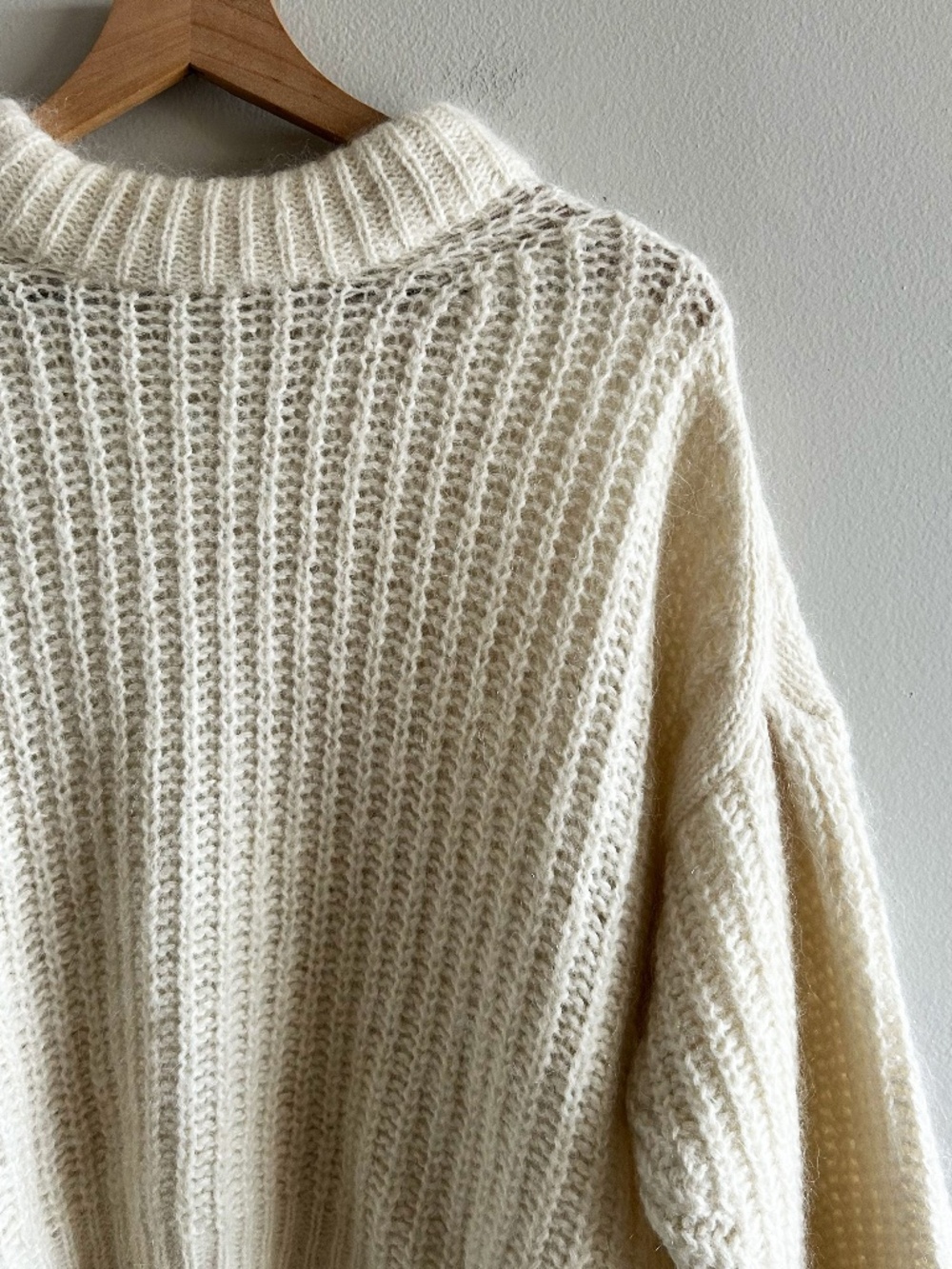 ba&sh Emma Sweater in Ecru, Size Small - Picture 7 of 15